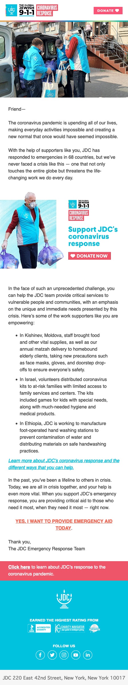 You can ensure the work continues