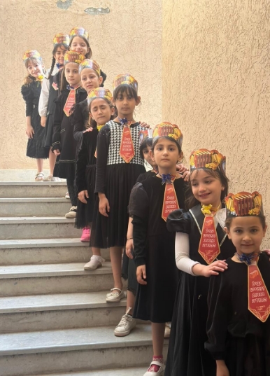 A school celebration at Kanfei Yonah.